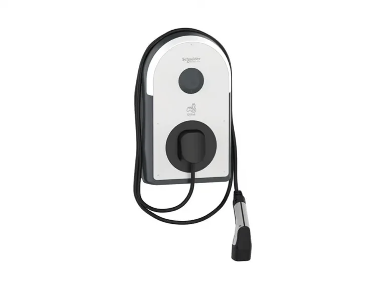 EVlink Pro AC β 7.4kW, 32A, 1P+N, T2 attached cable, RDC-DD 6mA, MNx aux