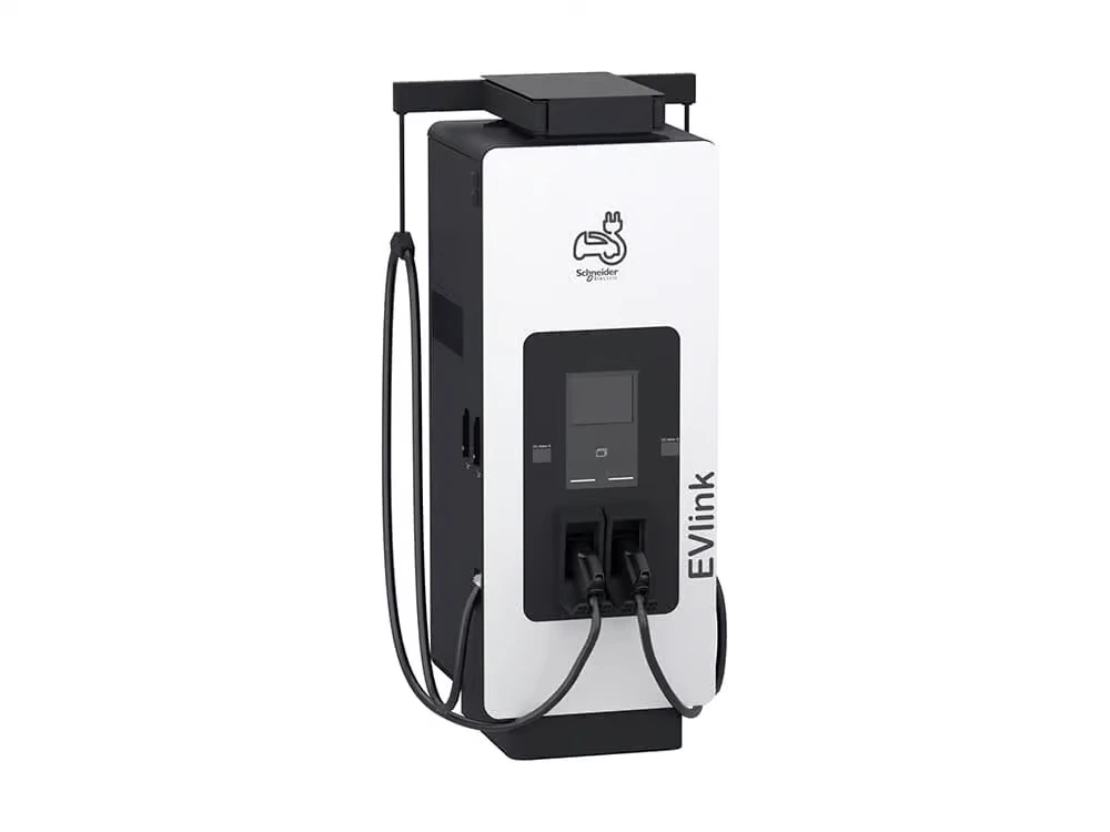 EVlink Pro DC | 120kW | Fast Charging Station | CCS2 + CCS2 connectors | 3.6m Cable with Cable Management System