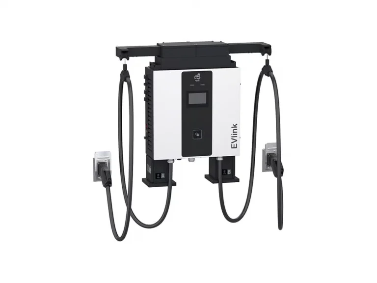 EVlink Pro DC | 60kW Wallbox | Fast Charging Station | CCS2 + CCS2 Connectors | 5m Cable with Cable Management System