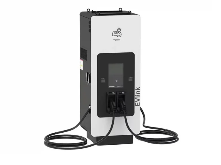 EVlink Pro DC | 120kW | Fast Charging Station | CCS2 + CCS2 connectors | 7.5m Cable without Cable Management System