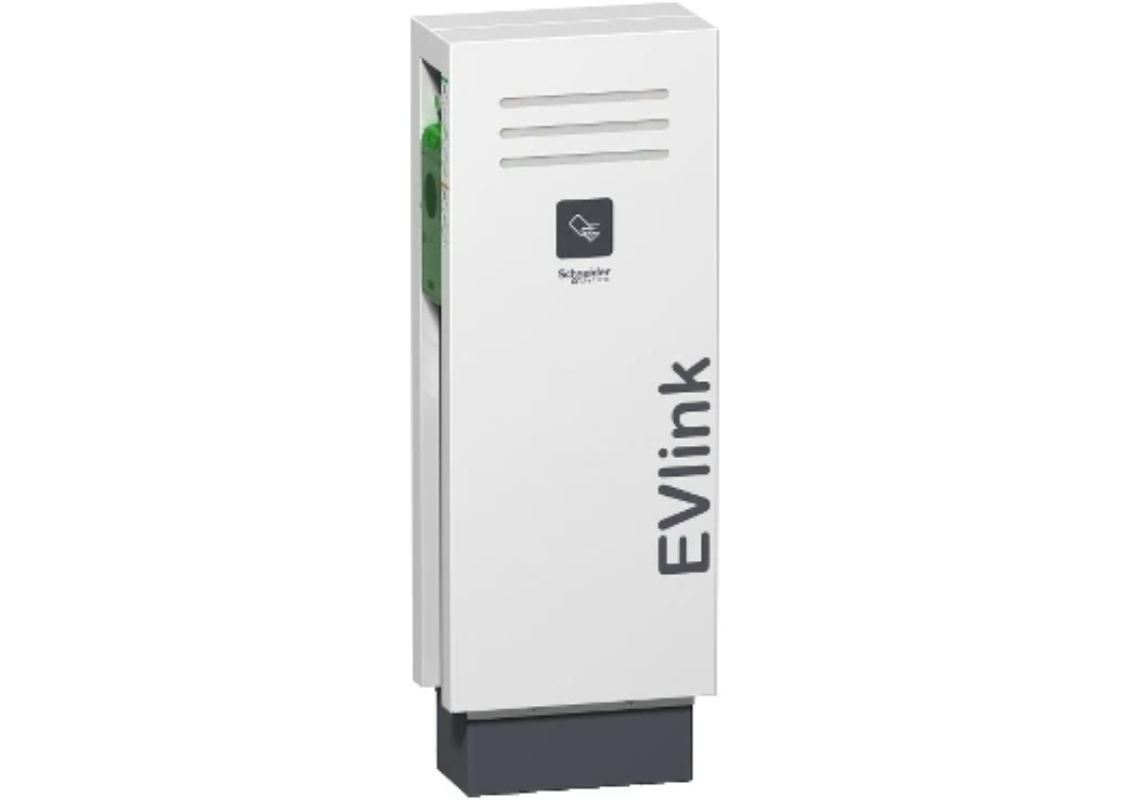 EVlink Parking Floor Standing 7KW 1xT2 With Shutter EV Charging Station