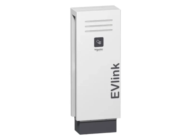 EVlink Parking Floor Standing 7KW 2xT2 With Shutter RFID EV Charging Station