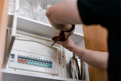 Calibre Connect upgrading an electrical switchboard