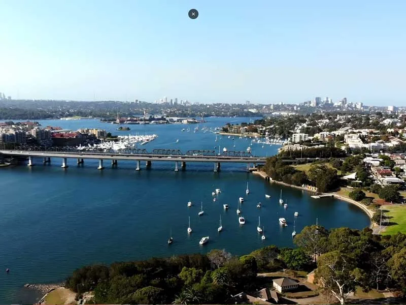 Waterfront view of the Inner West Sydney region near Iron Cove, where Calibre Connect provides local residential electrical services
