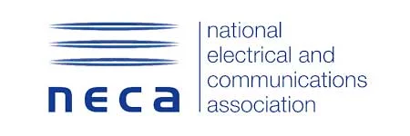 National Electrical and Communications Association NECA accredited electrical contractor logo