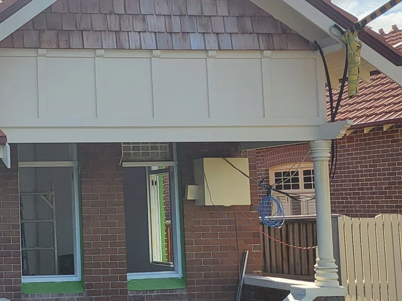 Asbestos electrical switchboard on heritage home in Haberfield