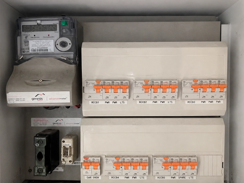 Upgraded residential switchboard with spare circuit capacity for a modern Sydney property