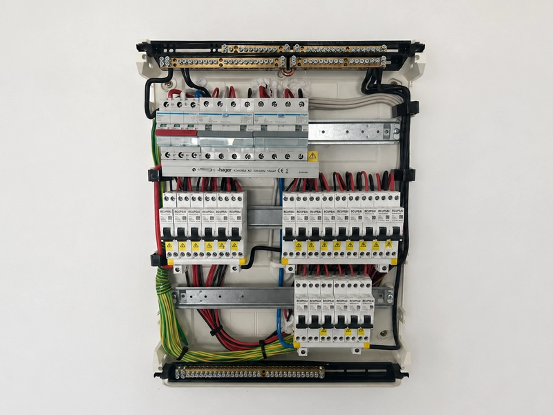 Electrical switchboard with circuit breakers that need proper labelling during a Sydney switchboard upgrade