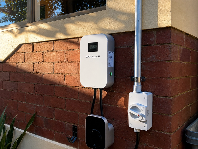 EV charger installation on a Sydney home requiring suitable switchboard capacity